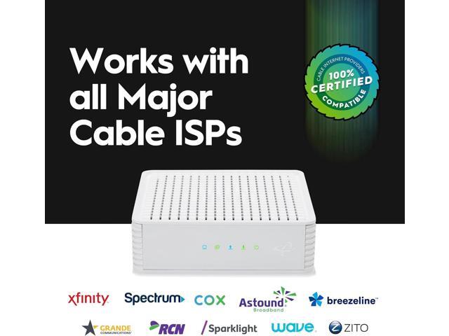 Hitron CODA DOCSIS 3.1 Modem Pairs with Any WiFi Router or Mesh WiFi Certified with Comcast Xfinity, Charter Spectrum, Cox 10x Faster Than...