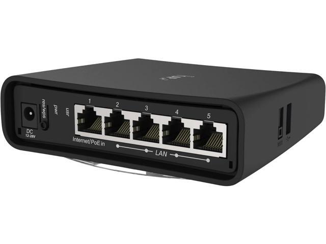 MikroTik hAP ac2 RBD52G-5HacD2HnD-TC Dual-Concurrent 2.4/5GHz Access Point, 802.11a/b/g/n/ac, 5 x Gigabit Ethernet ports