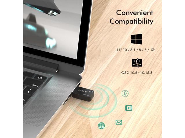 1300Mbps USB 3.0 Wireless WiFi Adapter for PC, USB Wi-Fi Dongle AC Mini Network Adapters 802.11ac 2.4GHz/5GHz Built-in Antenna for Windows...