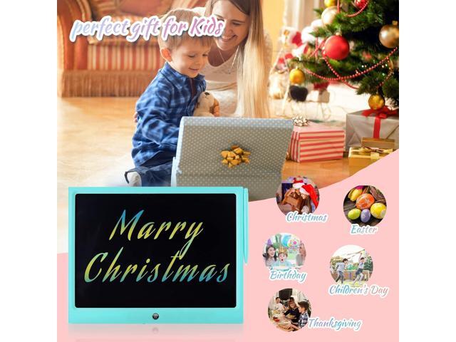 LCD Writing Tablet for Kids, 15 Inch Colorful Electronic Doodle Board, Educational Learning Kids Drawing Tablet Toys, Christmas Birthday Gift for 3...