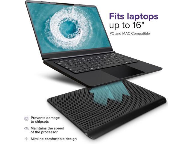 Targus Single Fan Laptop Cooling Pad, Laptop Cooling Stand For Laptops Up To 16 Inches; Laptop Cooling Pad For 15.6 inch Macbook/PC Gaming Or Work...