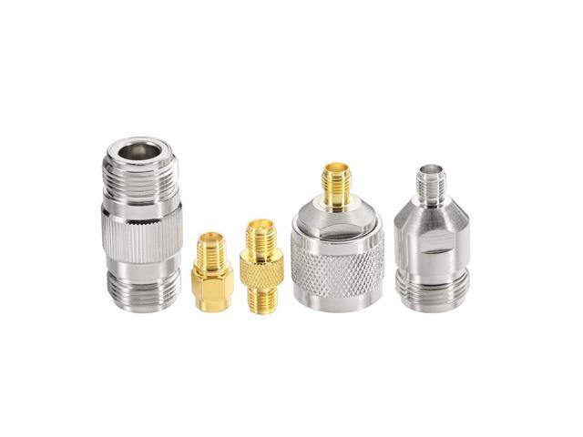 SUPERBAT SMA Male to N Male RF Coaxial Coax Cable 6inches + 5pcs RF Coax Adapter Kit, SMA-N Cable + SMA to N Male/Female Adapter KIT for Celling...