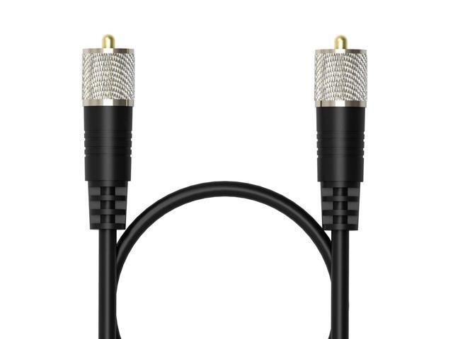 RG8x Coaxial Cable, PL259 CB Coax Cable, 10ft UHF Male to Male CB Antenna Cables Low Loss, 50 Ohm for HAM Radio Antenna