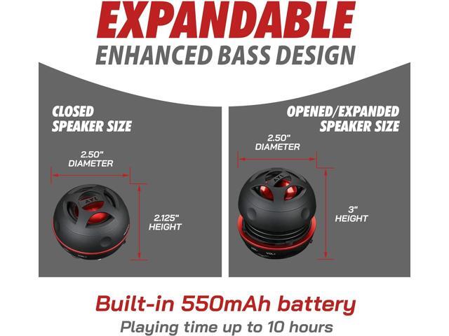 AYL Mini Speaker System, Portable Plug in Speaker with 3.5mm Aux Audio Input, External Speaker for Laptop Computer, MP3 Player, iPhone, iPad, Cell...