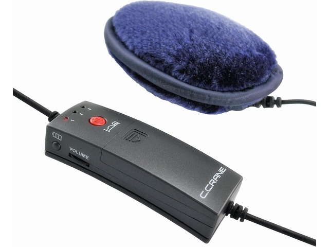 C. Crane SoftSpeaker 3K Amplified Pillow Speaker with Kevlar with in-line Volume Control, Listen to Radio Shows, Audio Books, podcasts, Late Night...