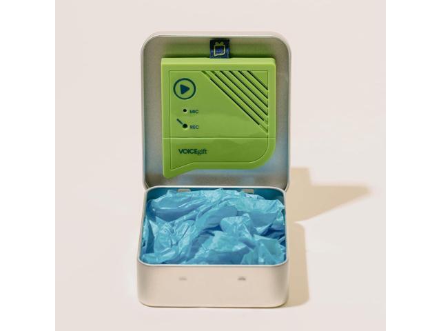 Voice-Over 60 Second Voice Recorder Insert for Personal Messages, Audio Recording Device for Picture Frames, Albums, Scrap Books, Books, Blankets...