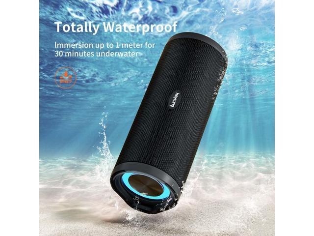 HEYSONG Portable Bluetooth Speaker, Wireless Outdoor Speakers, IPX7 Waterproof, 40H Playtime, TF Card, Loud Stereo Sound for Beach, Boat, Pool,...