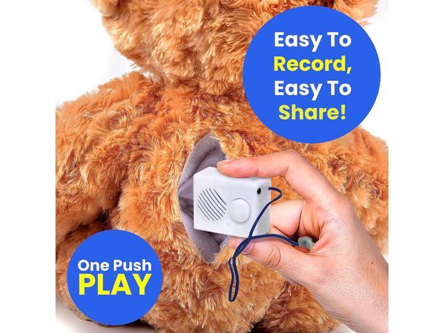 Box - 10 inch Extension Play Button for Stuffed Animals, Craft Projects, School Presentations, Hobbies, Personalized Items, Model Trains, etc - 200...