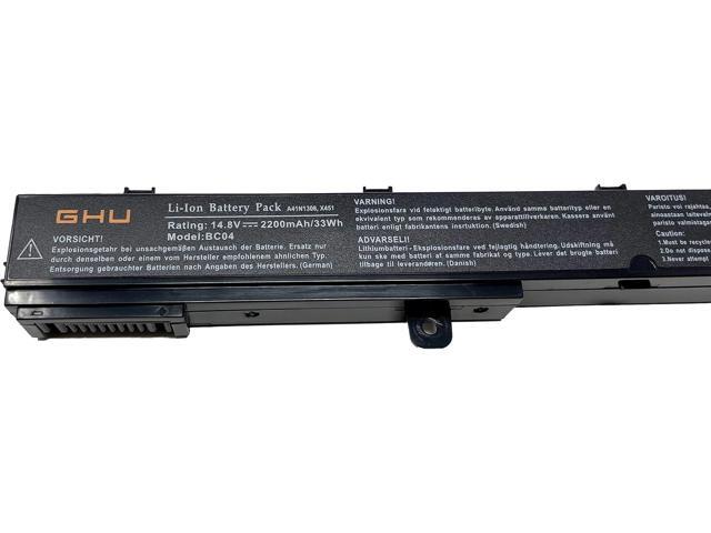 GHU New Battery A31N1319 A41N1308 Compatible with Asus X451 X451CA X551 X551C X551CA X551M X551MA Series A41 D550 0B110-00250100 X45 X451M X451MA...