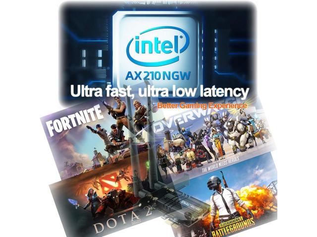 Ubit AX210 WiFi 6E PCIe Wireless WiFi Card Up to 5400Mbps(6GHz/5GHz/2.4GHz),BT5.3,OFDMA,MU-MIMO,Support Win 11/10 64bit Only