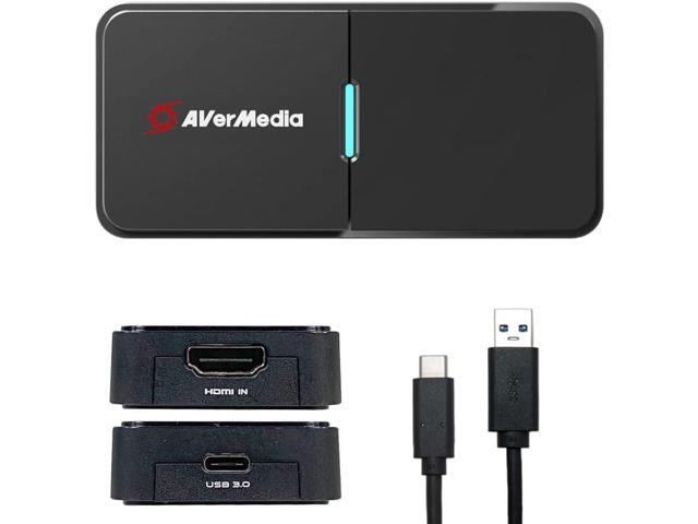 AVerMedia BU113 Live Streamer Cap 4K HDMI DSLR Video Capture Card for Content Creation - Capture and Stream in 2160p30, Record in 1080p60 HDR, USB...