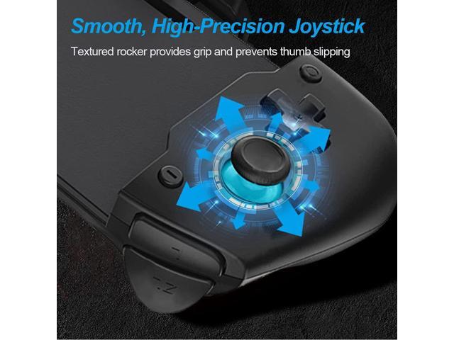 NexiGo Gripcon Switch Controller for Handheld Mode, Ergonomic Controller for Nintendo Switch with 6-Axis Gyro, Dual Motor Vibration, Compatible...