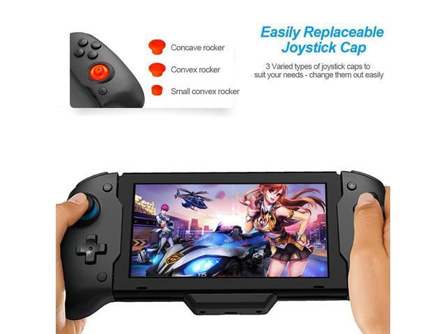 NexiGo Gripcon Switch Controller for Handheld Mode, Ergonomic Controller for Nintendo Switch with 6-Axis Gyro, Dual Motor Vibration, Compatible...