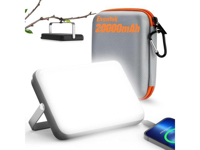 Eventek LED Camping Lantern Rechargeable 4000LM, 20000mAh Portable Power Bank up to 144 Hours Running, 5 Light Modes, IPX5 Waterproof Tent Light...