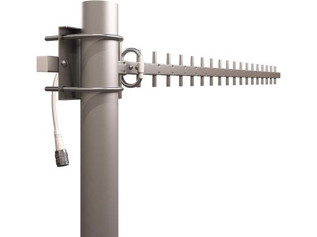 Tupavco TP513 Yagi WiFi Antenna 2.4GHz (17dBi) Outdoor Directional Signal (H:25° V:24°) Long Distance Range (High-Gain Weatherproof) Wireless...