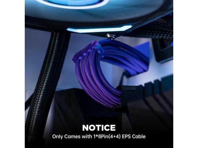 ASIAHORSE 16AWG PSU Cable Extension Power Cords, Customized Power Supply Mod Sleeve Extension Cable, ATX/EPS/8-pin PCI-E/6-pin PCI-E for PSU Cable