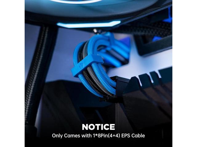 ASIAHORSE 16AWG PSU Cable Extension Power Cords, Customized Power Supply Mod Sleeve Extension Cable, ATX/EPS/8-pin PCI-E/6-pin PCI-E for PSU Cable