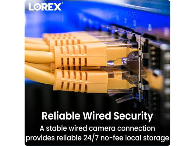 Lorex 4K Metal Bullet Camera PoE Wired Home Security Add-On Camera - Motion Detection, Color Night Vision, Long Range IR, Weatherproof, Ultra HD...