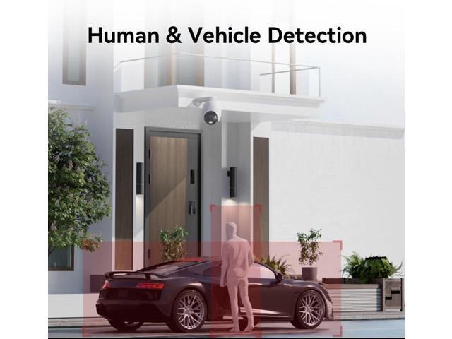 IMILAB Spotlight Outdoor Camera - 3K Security Camera with UHD Color Night Vision, 360° PTZ Surveillance & Auto Deterrence, AI Detection,...