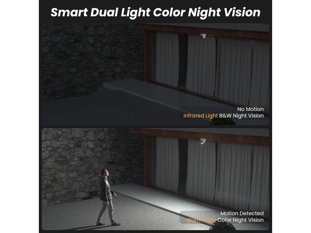 Anpviz 4K PoE Camera Turret 8MP IP Camera Outdoor, PoE Security Cameras with AI Human Vehicle Detection, Smart Dual Light Color Night Vision 98ft,...