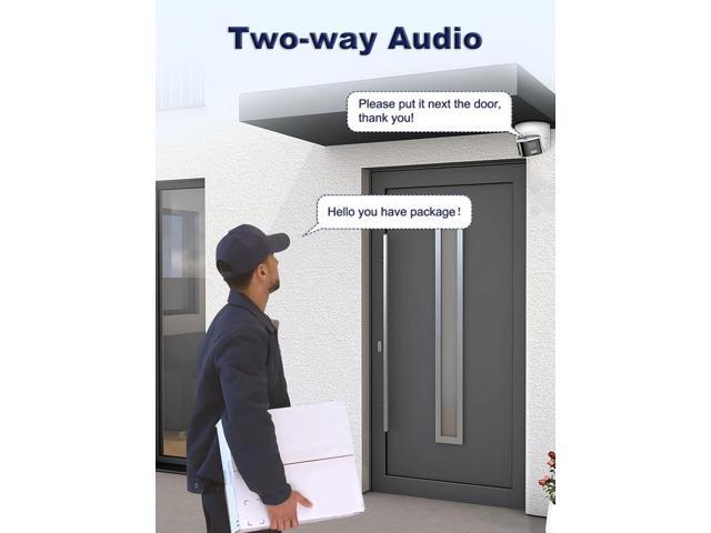 Anpviz 6MP PoE Dual Lens Security Camera Outdoor, Panoramic 180° Wide Angle IP Dome Camera with Human/Vehicle Detection, Full Metal Housing, Two...