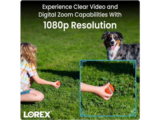 Lorex 1080p HD Bullet Security Camera Weatherproof Outdoor CCTV Camera with 130ft Night Vision 90° Field of View IP66 Rated Analog HD ...
