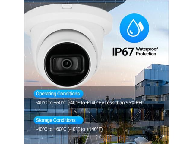 EmpireTech 4MP 1/1.8' CMOS Ultra Low Light Starlight+ IR Turret AI IP Camera SMD 3.0,AcuPick,IP67,Support POE and ePOE,Built-in Mic,Vehicle and...