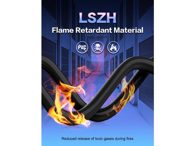 Cat6 Ethernet Cable10FT, High Speed Shield (SFTP) 1Gpbs 250Mhz LSZH Cat6 LAN Network Cable with Gold Plated Rj45 connector for,Router,Modem Black