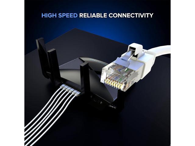 Maximm Cat 6 Ethernet Cable 5 ft (6-Pack) - High-Speed LAN Cable, Internet Cable, Patch Cable, and Network Cable - UTP, 10Gbps, 550MHz Ethernet...