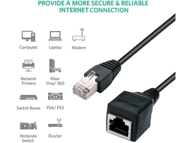 RJ45 Male to Female Extension Cable Cat5 Extension Cord 1m/3.3ft Length