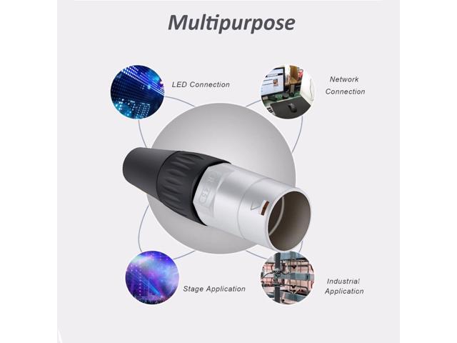PENGLIN 10PCS RJ45 Waterproof Ethernet Connector,Outdoor PCB Signal Panel Mount Connector Ethernet LAN Network Cable Wire Connect Socket Industrial...