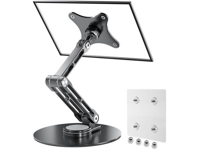 75mm VESA Mount Monitor Stand - Foldable Small Monitor Stand for 15.6' 16' 17' 17.3' 18' 18.5' inch Portable Monitor Stand Lay Flat Support VESA 75...