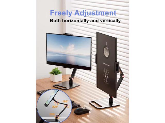 Portable Monitor Holder for 12-17.3 Inch Screen Desk Holder Metal Stand 16 Inch Universal Expandable Display Base 12.9inch Tablet Stand Adjustable...