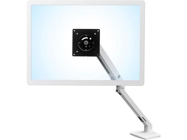 Ergotron MXV Single Monitor Arm, VESA Desk Mount for Monitors Up to 34 Inches, 7 to 20 lbs White