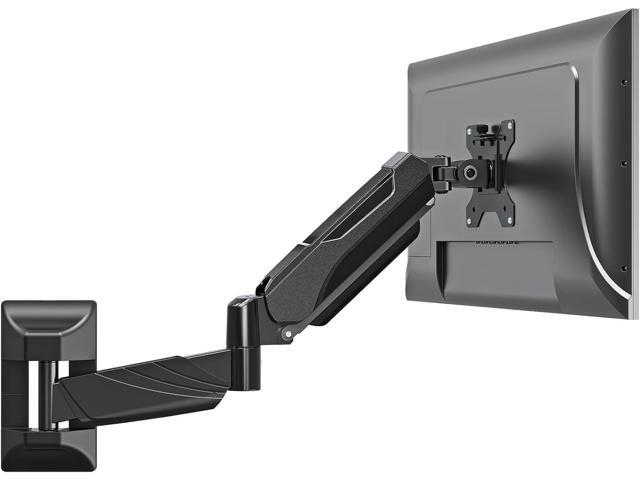 MOUNTUP Monitor Wall Mount for 17-32 Inch Computer Screen, Wall Mounted Arm Support 4.4-17.6lbs Display, Gas Spring Monitor Arm, VESA Bracket for...