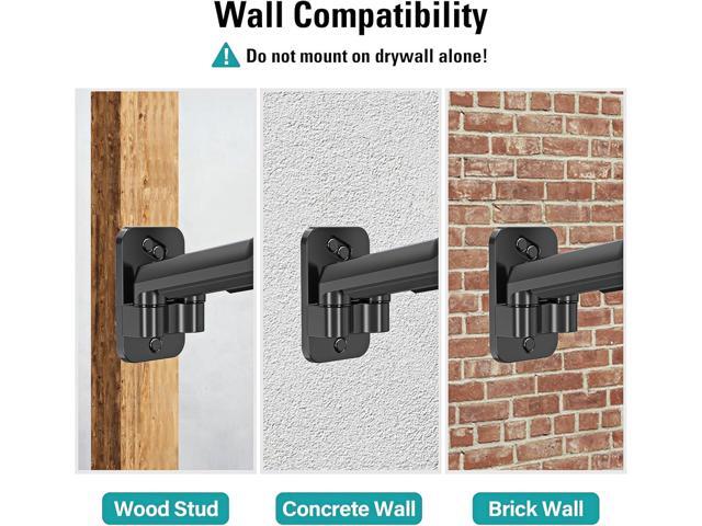 Dual Monitor Wall Mount for 13 to 32 Inch Computer Screens, Monitor Mounts for 2 Monitors Holds Up to 19.8lbs Each,Full Motion Gas Spring Monitor...