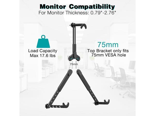 MOUNT PRO VESA Mount Adapter, Universal Non-VESA Monitor Mount Adapter for 19 to 32 inch Screens, Vesa Bracket 75x75mm/100x100mm, Hold up to Max...
