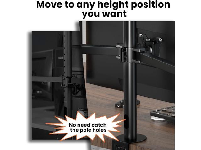 PUTORSEN Quad Monitor Mount Holds up to 32 inch Screens, Fully Adjustable Heavy Duty 4 Monitor Mount, 4 Monitor Arm Desk Mount, Max Load 22lbs per...