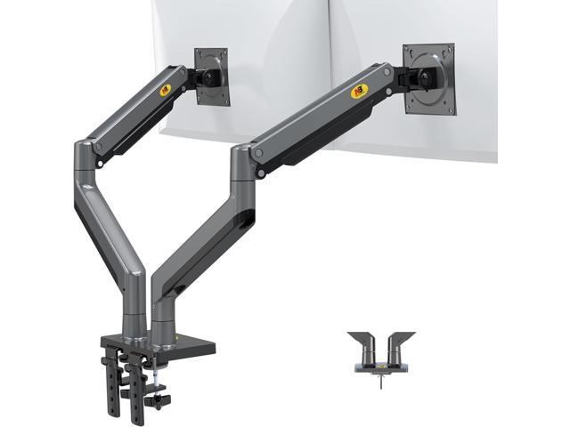 NB North Bayou Dual Monitor Arm Ultra Wide Full Motion Swivel Monitor Mount for 22''-32'' Monitors Load Capacity from 4.4 to 26.4lbs for Each Arm...