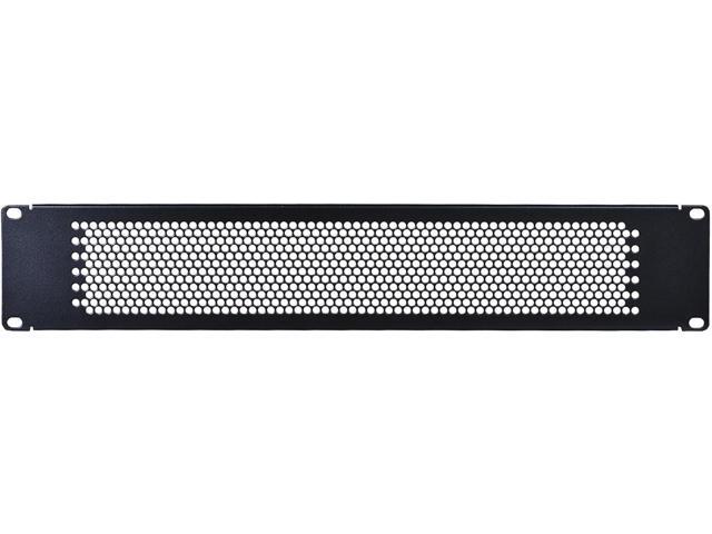 RackPath 2U Blank Rack Mount Panel Spacer with Venting (10 Pack) for 19in Server Rack Enclosure or Network Cabinet