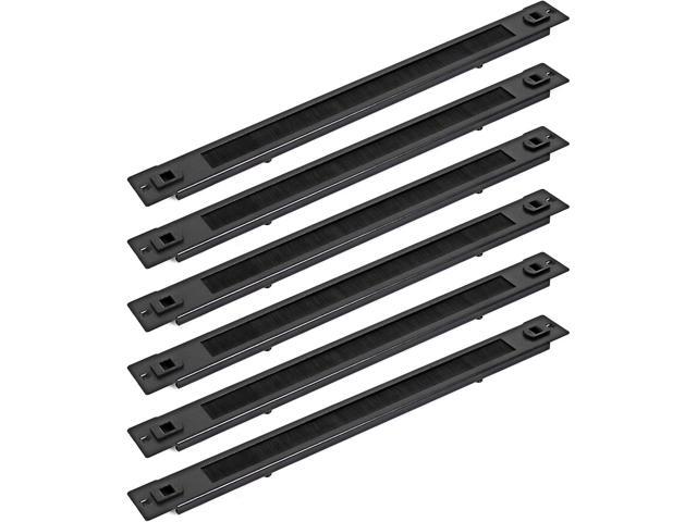 AEONS 1U Tool-less Brush Type Cable Management Horizontal Rack Mount Wie Manager Panel for 19-Inch Server Network Rack Enclosure, Hardware...