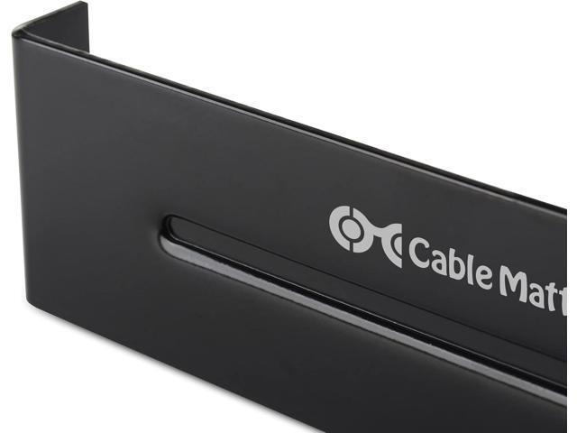 Cable Matters 1U Hinged 19 Wall-Mount Panel Bracket, 22 lbs Max Load (1U Rack, 1U Wall Mount Bracket/Wall Mount Patch Panel)
