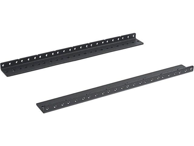 RIVECO 8U Vertical Rack Rails Kit Heavy Duty Server Rack Mount Rails 2 PCS Black