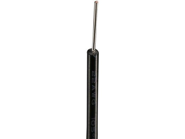 BNTECHGO 22 Gauge PVC 1007 Solid Electric Wire Red and Black Each 100 ft 22 AWG 1007 Hook Up Tinned Copper Wire