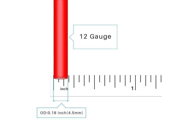 BNTECHGO 12 Gauge Silicone Wire Spool red and Black Each 25ft Flexible 12 AWG Stranded Tinned Copper Wire