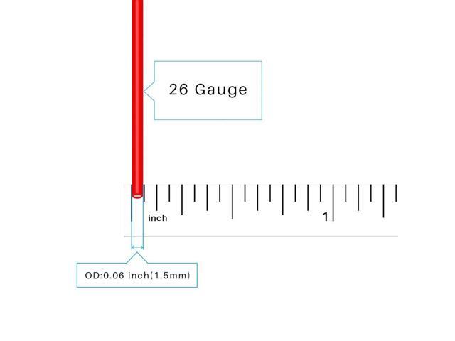 BNTECHGO 26 Gauge Silicone Wire Spool Red and Black Each 50ft 2 Separate Wires Flexible 26 AWG Stranded Tinned Copper Wire