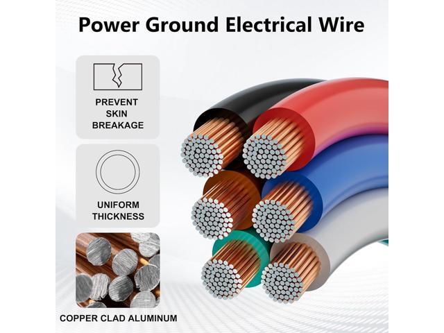 14 Gauge Wire (2-Pack Red/Black Each 50 FT), 14AWG CCA, Low Voltage Automotive Primary Harness Wire for Battery, Car Audio, Remote Trailer,...