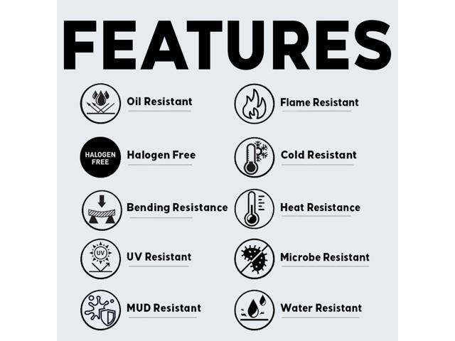 BEST CONNECTIONS 14 Gauge Automotive Primary Wire Bundle Set (25ft100ft Each) Durable Primary/Remote, Power/Ground Electrical Wiring for Trailer,...