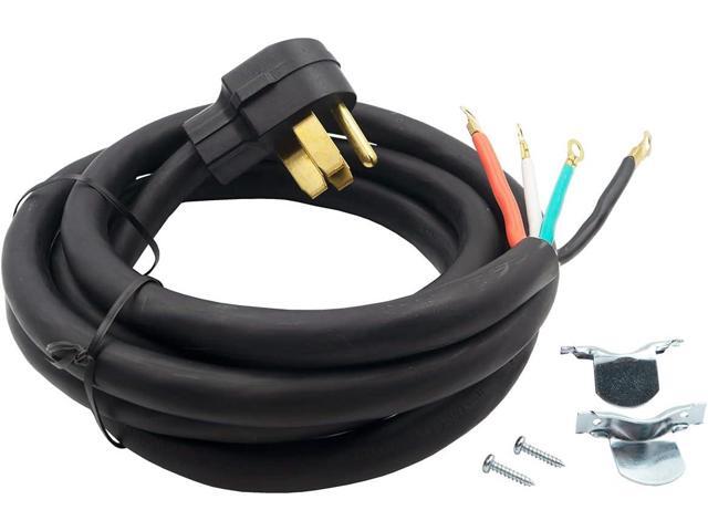 Supplying Demand 10 Foot Range Electrical Power Cord 4 Prong Wire 50 Amp 250 Volt
