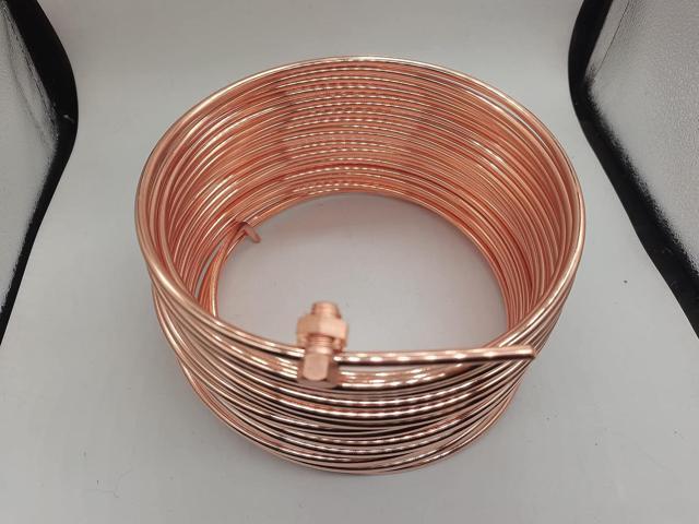 HIBUMFX Soft ANNEALED Ground Wire Copper Bonded Grounding Conductor 4 AWG 50 FEET Copper Clad Steel Cables Electronic Wire Cable Electrics DIY (4...